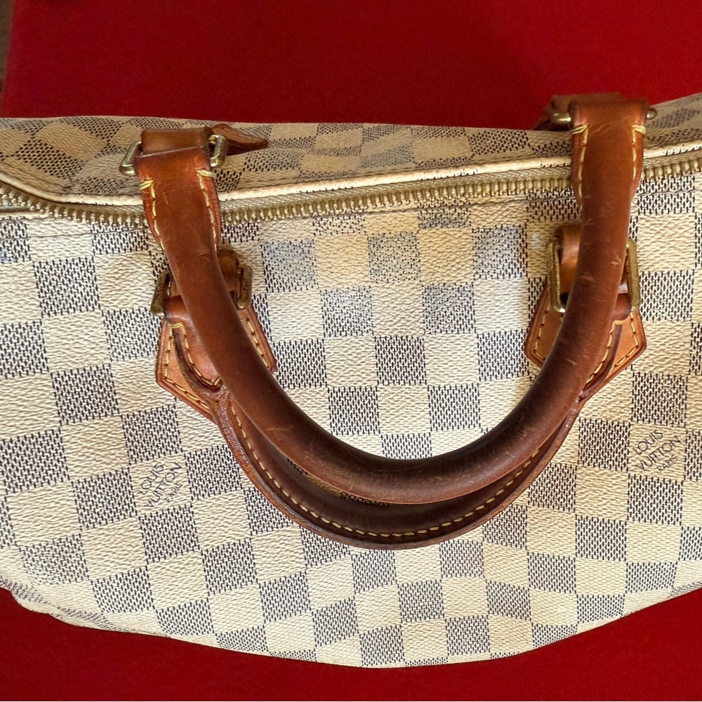 Louis Vuitton Damier Azur Speedy 30 Hand Bag - Picture 11 of 11